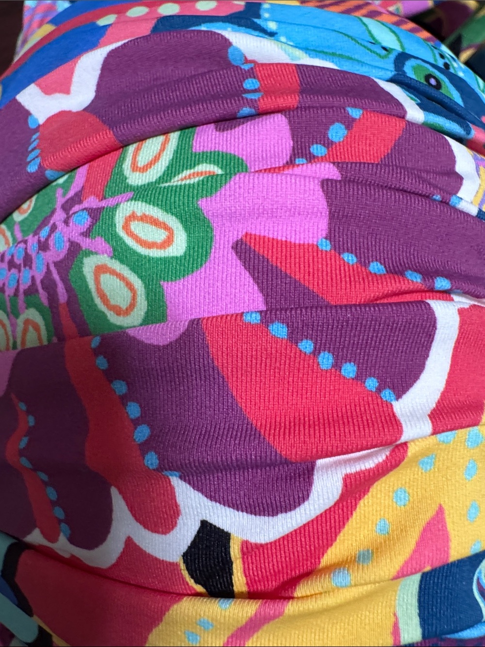 Bleu Rod Beattie Tropical Floral Bikini Top - Multicolor 40D - Picture 6 of 6